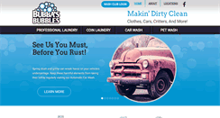 Desktop Screenshot of bubbasbubblesnd.com